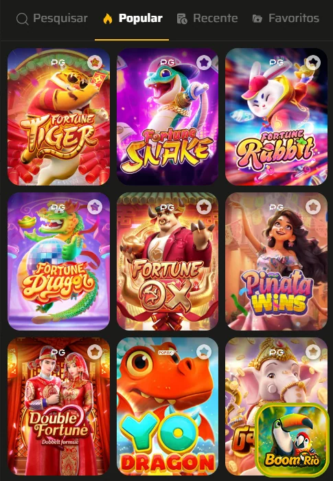 Experimente a emoção dos jogos ao vivo